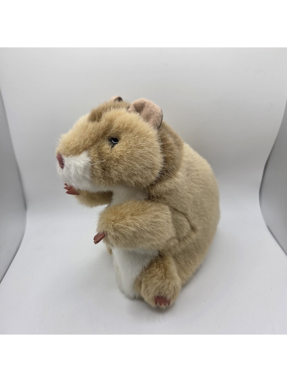 Folkmanis Hamster Hand Puppet Kids Small Tan Brown Folktails Plush Rodent